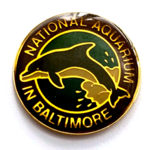 National Aquarium in Baltimore Maryland Jumping Dolphin Sea Animal Pin S... - $12.99