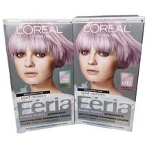 2x L&#39;Oreal Paris Feria Pastels Hair Color P12 Lavender Dusk Smokey Lavender - $37.76