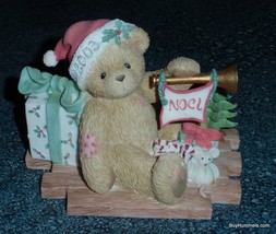 Cherished Teddies Welcome All The Sounds Of The Season Christmas Figure 112391 - £7.72 GBP