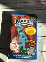 Blues Clues Big Musical Movie VHS Tape  Blues First Movie 2000 With Wristwatch - £22.30 GBP