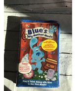 Blues Clues Big Musical Movie VHS Tape  Blues First Movie 2000 With Wristwatch - £21.94 GBP