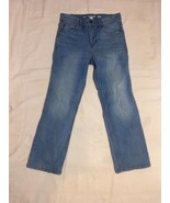 Cat and Jack Stretch Bookcut Light Wash Blue Jeans Girls SZ 10 Adjustabl... - $20.29 CAD