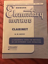RuBank Elementary Method Clarinet Book - $11.26
