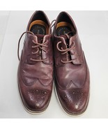 Rockport Kessler Wingtip Oxford Shoes CH5310 Leather Dark Cherry Men 11.5M - €27,08 EUR