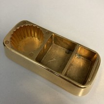 Vintage BMF West Germany 24k Gold Plated Bullion Shaped Bottle Opener - $22.72