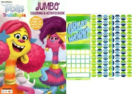 Trolls - Jumbo Coloring &amp; Activity Book + Award Stickers and Charts - $6.99