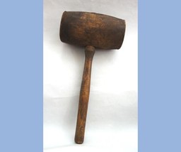 Antique victorian/colonial All Wood Mallet Tool Hammer Prim Blacksmith,Amish - £97.30 GBP