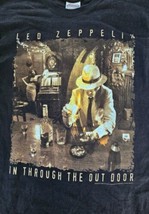 Led Zeppelin Shirt Adult Small (34-36) Concert Tee In Through The Out Do... - $24.06