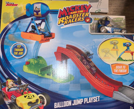 Fisher Price Disney Mickey &amp; The Roadsters Racers Balloon Jump Playset - £17.85 GBP