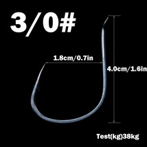 10pcs lot slow pitch jigging hooks 1 0 2 0 3 0 4 0 high quality thumb200