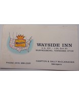 Vintage Best Western Wayside Inn Murfreesboro TN - £1.56 GBP