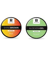 BYROKKO Tan & Cool Bundle, Shine Brown Tan Accelerator Cream & Aloe Vera Gel Set - £31.71 GBP