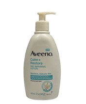 Aveeno Calm + Restore Gel Moisturizer Oat Repairing Lotion  Sensitive Skin 12oz - $38.99