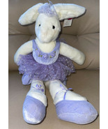Russ Plush Ballerina White Rabbit Ophella Purple Tutu &amp; Slippers 16” NWT - £11.85 GBP
