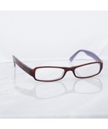 Emporio Armani Glasses Frames Tortoise Purple 9496 Narrow Rectangular - $51.42 CAD