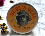 Burt&#39;s Bees HAND SALVE 3oz tin Farmer&#39;s Friend 100% Natural Balm No Seal - £10.68 GBP