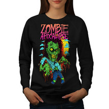 Wellcoda Zombie Apocalypse Horror Womens Sweatshirt,  Casual Pullover Jumper - £22.86 GBP+