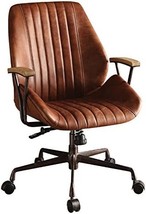 Cocoa Leather Acme Hamilton Top Grain Office Chair. - £445.61 GBP