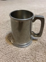 English Pewter mini Tankard Mug 3.75&quot; H Made in Sheffield England - $9.49