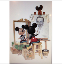 Walt Disney Mickey Mouse Self Portrait Art Print 22 x 28 Beautiful More Sizes