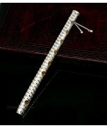 8&quot; inches long Sterling silver shree krishna flute best gift puja articl... - $245.35 CAD