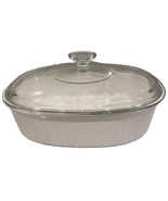 CORNING WARE F-2-B French White 2.8 Liter Oval Casserole Dish DC 1/2C Gl... - $231.48 MXN