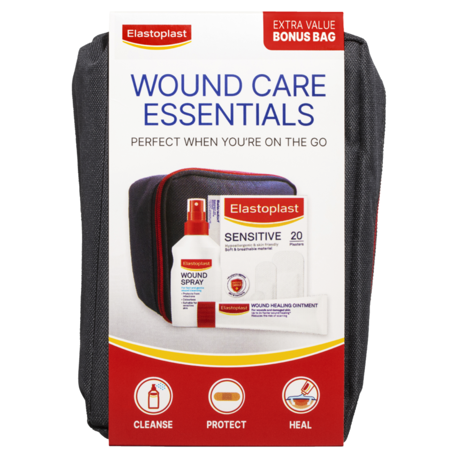 Primary image for Elastoplast Wound Care Essentials Extra Value Bonus Bag