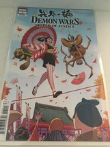 2022 Marvel Comics Demon Wars Shield of Justice Gurihiru Variant #1 - £11.74 GBP