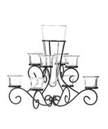 Scrollwork Candle Stand Centerpiece Vase - £38.64 GBP