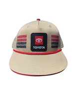 NEW Outlander Rope Toyota Cap Hat Tan Brown Red Snapback Mesh Trucker - $39.59
