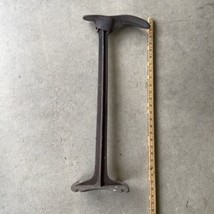 Antique/Vintage Cast Iron Cobbler Shoe Form 26” Repair Stand Shoemaker Tool - £69.12 GBP