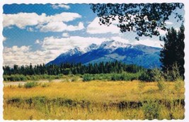 British Columbia BC Postcard Canoe Mountain Monashee Range - $2.96