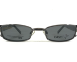 EasyFlip Niños Gafas Monturas MOD O1074 20 Gris Verde Con Clip Ons 46-18... - $55.73