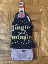 Wine Bottle Apron Jingle And Mingle - £8.43 GBP