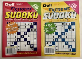 Lot of (2) Dell Extreme Sudoku Puzzle Books 2021 - £10.35 GBP