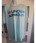 UNDER ARMOUR LOOSE LIGHT BLUE SS SHIRT SIZE XXL MEN&#39;S NWOT - $23.75