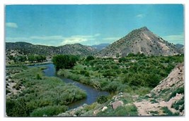 Embudo Peak Rio Grande River Santa Fe Taos New Mexico Unused Postcard - £40.83 GBP