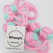 Wirpopit Dog Toy Pet Toy Pet Supplies Powder Blue Cotton Rope Knot Toys - £6.37 GBP