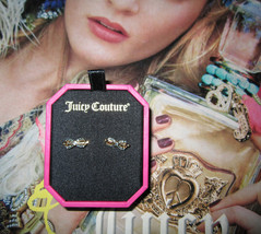 Juicy Couture Earrings Tied Up Pave Bow $42 New - $31.68
