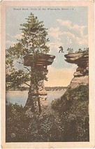 Vintage Postcard, Stand Rock, Dells of the Wisconsin River, 1923 - £7.86 GBP