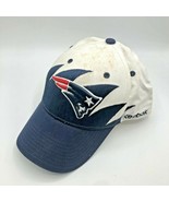 New England Patriots Reebok Shark Tooth Stretch Fit Cap Hat Size S/M NFL - £31.27 GBP