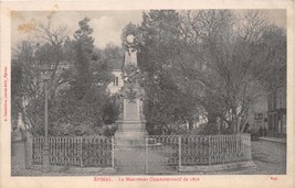 épinal Vosges France~Le Monument Commemoratif De 1870~VISE Postcard - £8.87 GBP