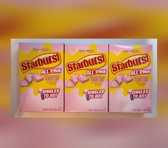 Starburst All Pink Strawberry Drink Mix Singles To Go Packets 18CT SAME-... - £8.56 GBP