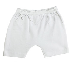 Bambini Newborn (0-6 Months) Unisex Infant Shorts 100% Cotton White - $11.10