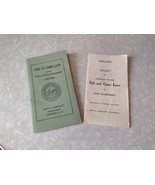 OLD 1925 - 1926 Fish and Game Laws State of New Hampshire Booklet Original - £36.34 GBP