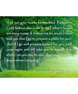 POPULAR BIBLE VERSE SCRIPTURE JOHN &quot;LET NOT YOUR HEARTS BE TROUBLED...&quot; ... - $12.21 CAD