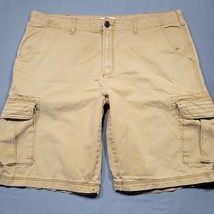 Urban Pipeline Men Shorts Size 40 Brown Camel Cargo Utility Classic Multi Pocket - £9.90 GBP