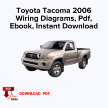 Toyota Tacoma 2006 Wiring Diagrams, Ebook pdf, Instant download - $14.99