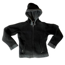 Patagonia Synchilla Black Full Zip Fleece Hooded Jacket Women&#39;s Size S - £39.25 GBP