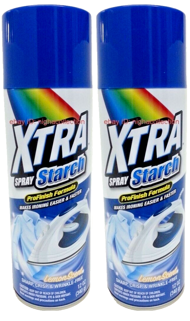 ( LOT 2 ) The.H.Store Xtra Heavy Starch lemon Scent Crisp Finish 12 Oz E... - $24.63